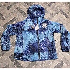 New Nike ACG Olympic Team USA Women's Size Medium Windbreaker Elite Jacket Blue